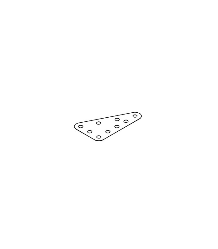 Plaque flexible triangulaire 60x40mm brun Plaque flexible triangulaire 60x40mm brun