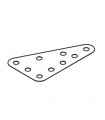 Metal Triang.Flex.Plate 60X40MM brown
