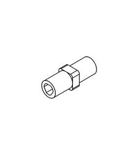 Screwed rod connector