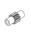 Axle connector 3 sections orange fluo