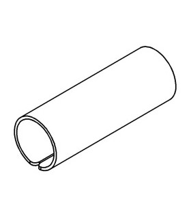 Rod connector l, 12,7 mm zp