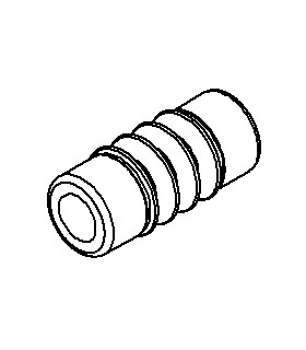 Coupling black rubber