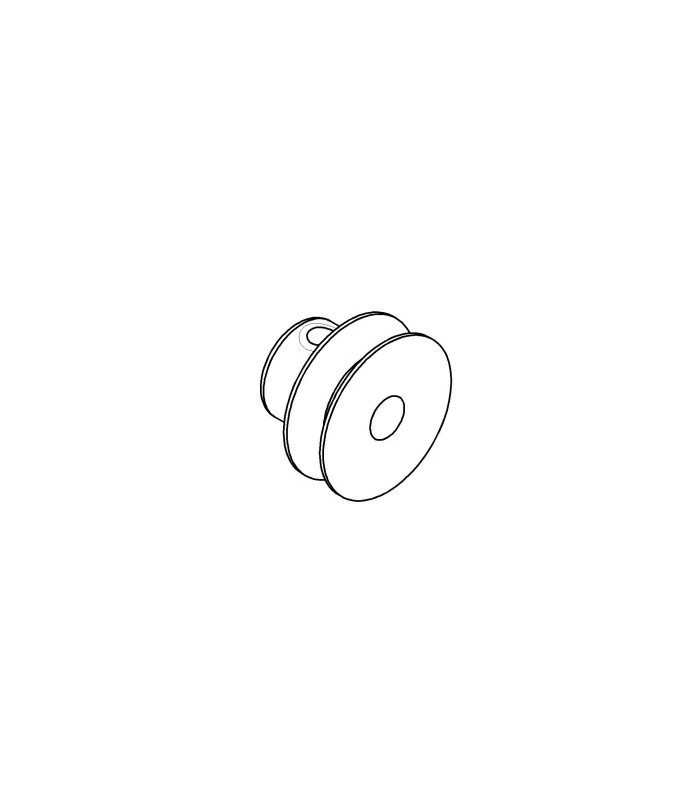 Poulie à moyeu ø13mm laiton Poulie à moyeu ø13mm laiton