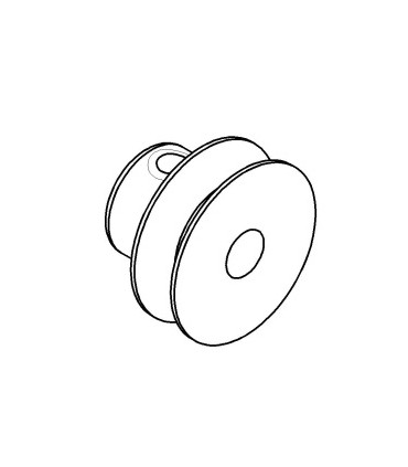 Poulie à moyeu ø13mm laiton
