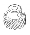 Helical gear brass 14 th