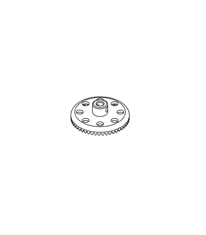 Contrate wheel 50 teeth brass Contrate wheel 50 teeth brass