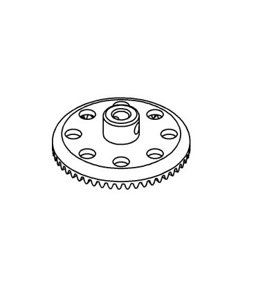 Contrate wheel 50 teeth brass