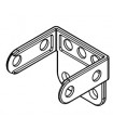 Mj flanged double bracket 6x2 yellow