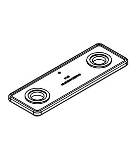 Mj special flexible plate 2 holes red
