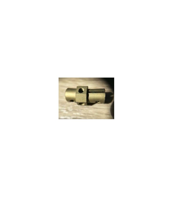 Accouplement bande sur tringle octogonal laiton Accouplement bande sur tringle octogonal laiton