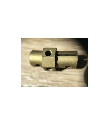 Coupling band on rod octagonal brass