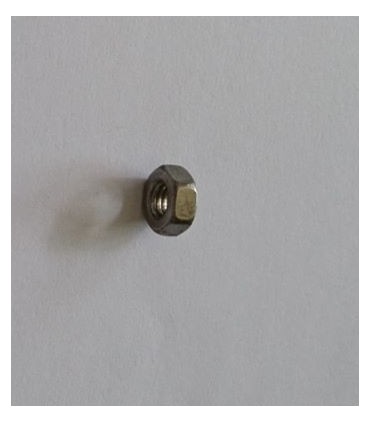 Ecrou Hexagonal aspect Zn M4 3mm