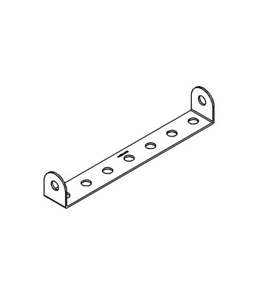 Bande coudée 1x7 tr (90x12 mm) zn
