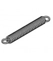 Metal Tension spring black