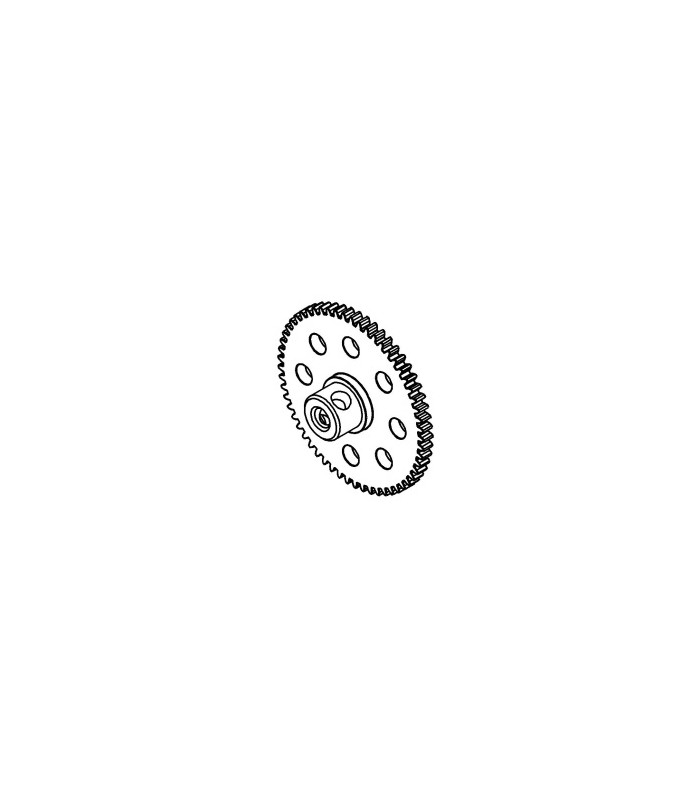Plastic gear wheel 57 th black Plastic gear wheel 57 th black