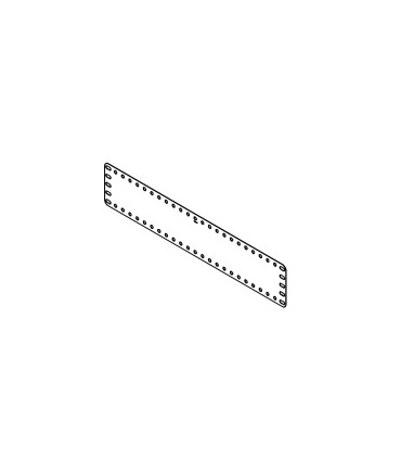 Strip plate 5x25h shiny white