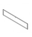 Strip plate 5x25h shiny white
