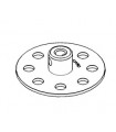 Bush Wheel 8 holes red
