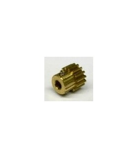 Pignon 15 dents l. 6 mm laiton