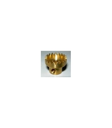 Roue chant 19 dents laiton