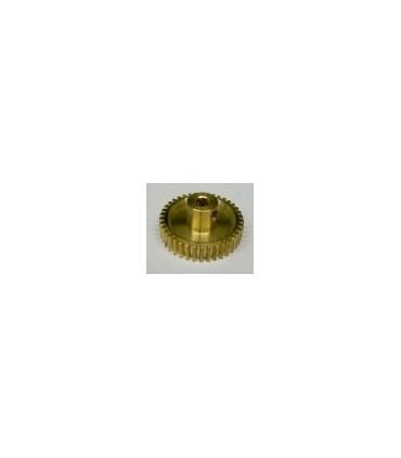 Gear 38 teeth l.6 mm brass