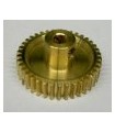 Gear 38 teeth l.6 mm brass