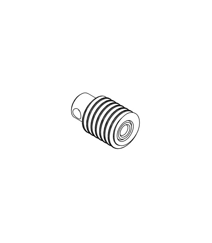 Worm gear yellow Plastic Worm gear yellow Plastic