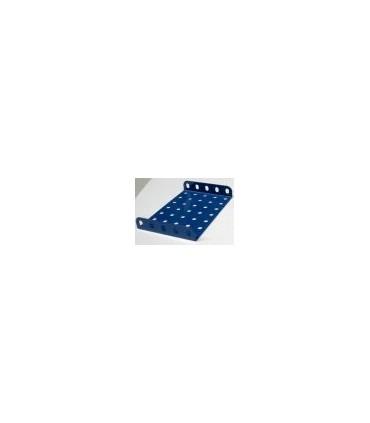 Plaque a rebords 90 x 60 mm bleu     (7 x 5 tr)