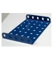 Plaque a rebords 90 x 60 mm bleu     (7 x 5 tr)