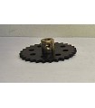 Roue de chaine 28 dents ø 38 mm noir