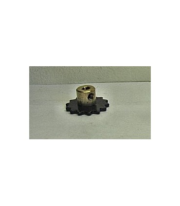 Roue de chaine 14 dents ø 19 mm noir