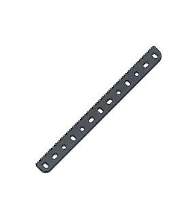 Cremaillere de 165 mm noir
