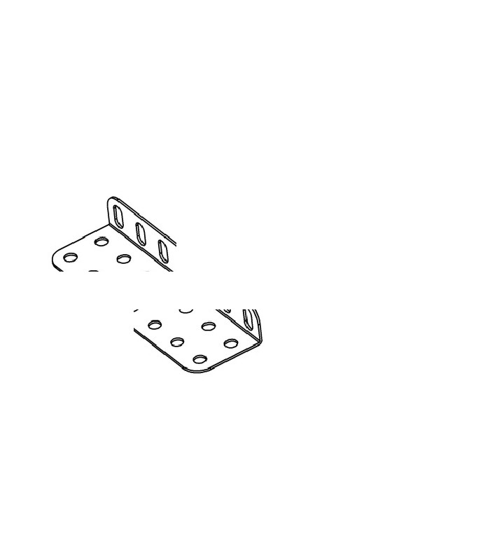 Bracket 7-hole green CORNER