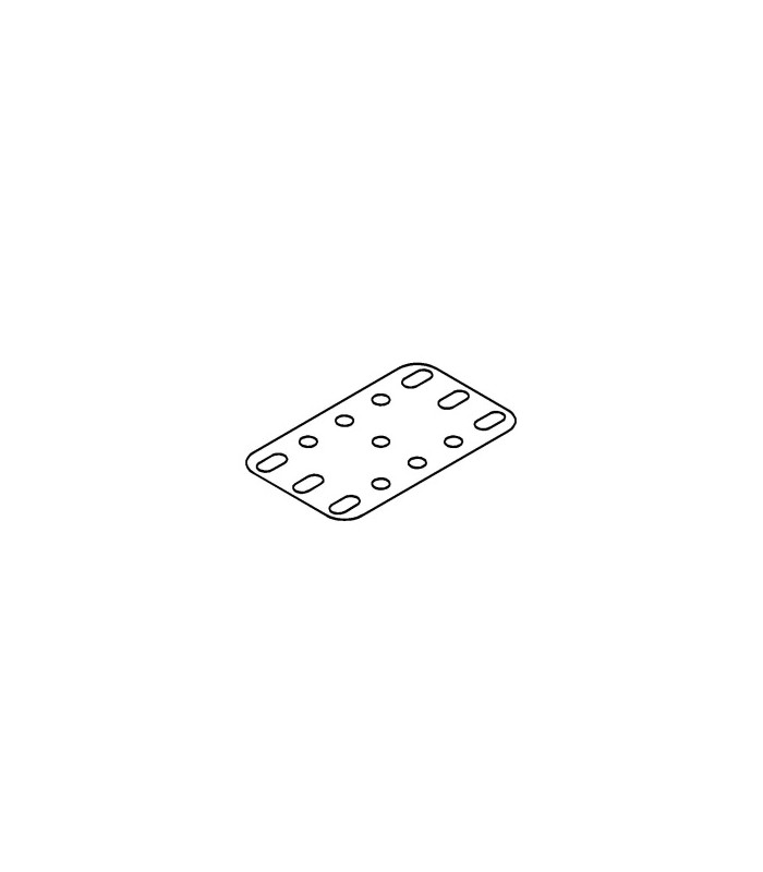 Metal flexible plate blue 3 x 5 h Metal flexible plate blue 3 x 5 h