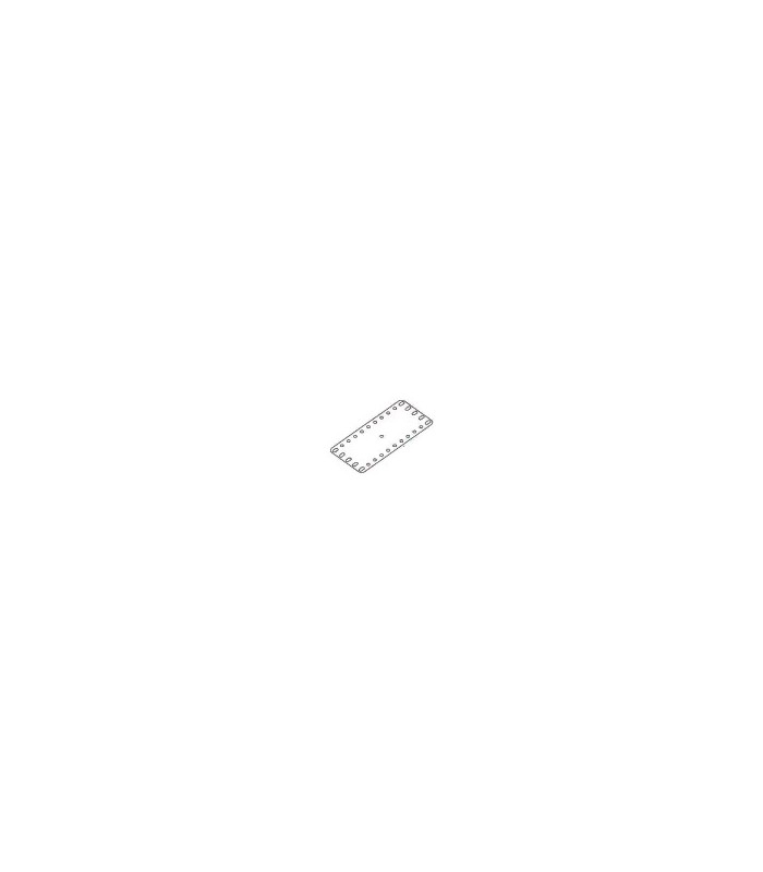 Plaque flexi 140 x 60 mm plast.transparente Plaque flexi 140 x 60 mm plast.transparente