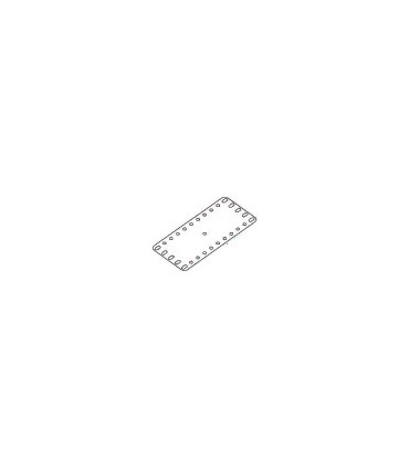 Plaque flexi 140 x 60 mm  plast.transparente