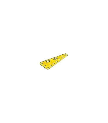 Plaque flex triang. 90 x 40 mm metal jaune