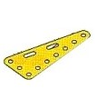 Plaque flex triang. 90 x 40 mm metal jaune