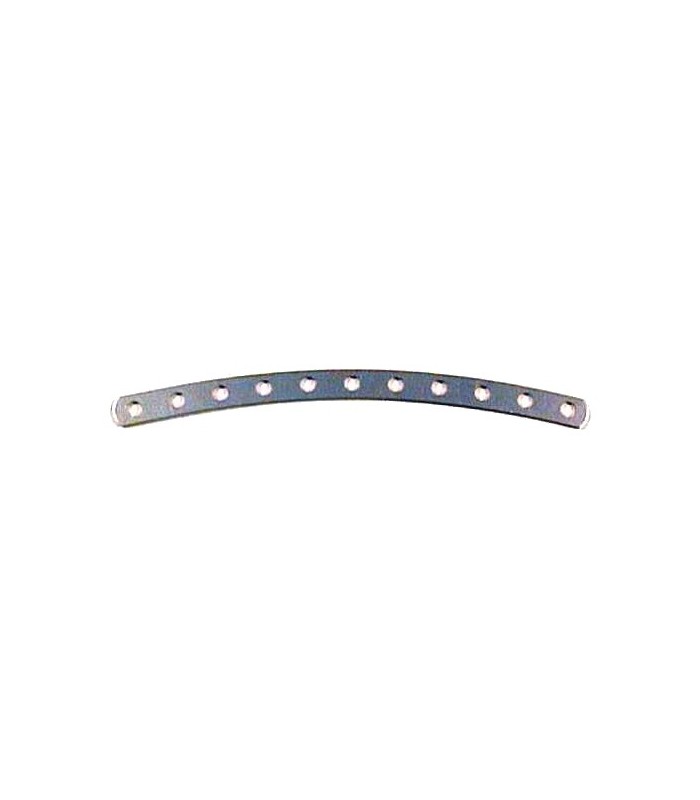 Bande incurvee etroite 11 trous rayon 11"gris Bande incurvee etroite 11 trous rayon 11"gris