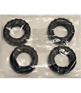 Pneu tout terrain øext70mm largeur38mm en sac de 4