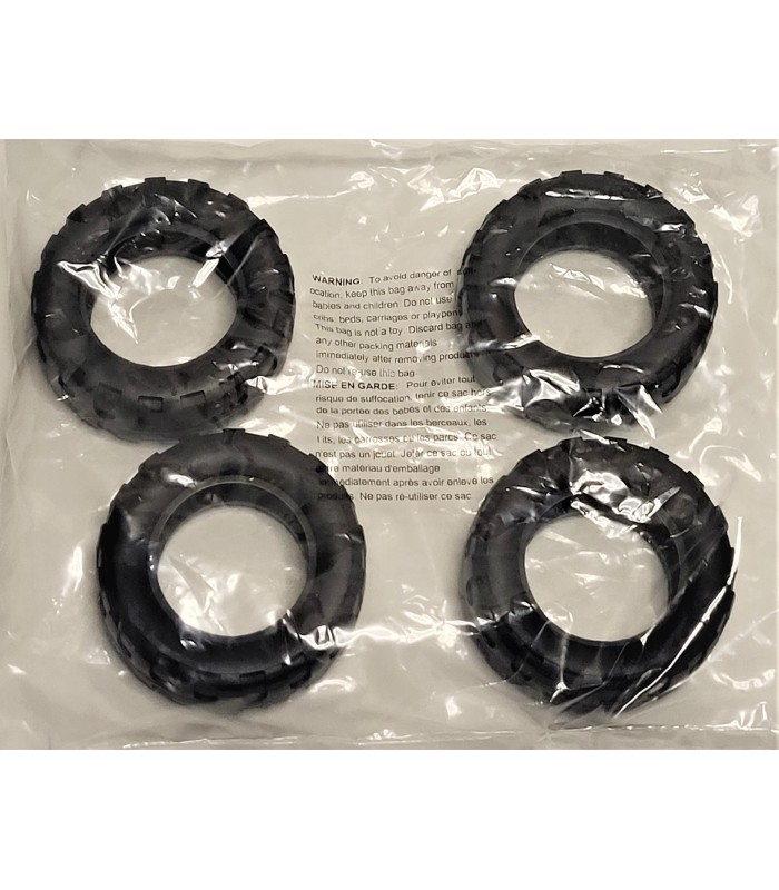 Pneu tout terrain øext70mm largeur38mm en sac de 4
