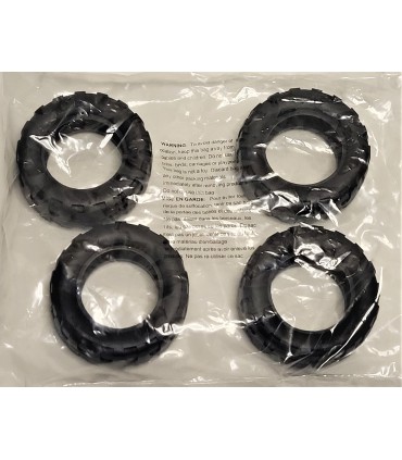 Pneu tout terrain øext70mm largeur38mm en sac de 4