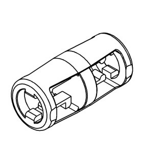 Mj axle connector neon orange