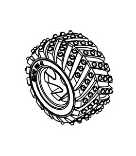 Mj rim and tyre nikko wh42 left