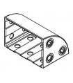 Mj large curved block 6x3 green