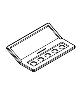 Mj inclined plate 5 holes yellow