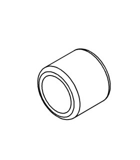 Mj new plastic washer spacer red