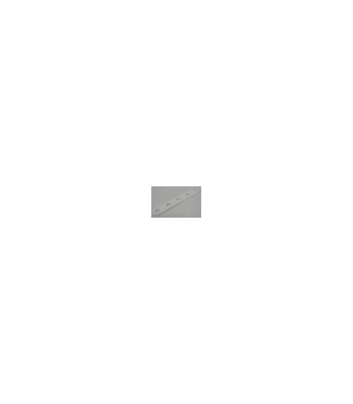 Bande etroite 5 trous blanc Bande etroite 5 trous blanc