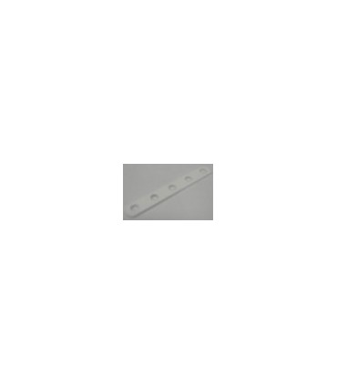 Bande etroite 5 trous blanc