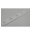 Bande etroite 5 trous blanc
